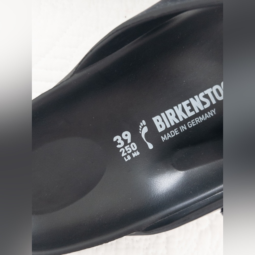 NWOT Birkenstock Arizona Essentials EVA Sandals Medium Width Black Size 8W/6M - Picture 10 of 11